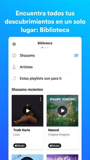 Shazam: música y conciertos screenshot
