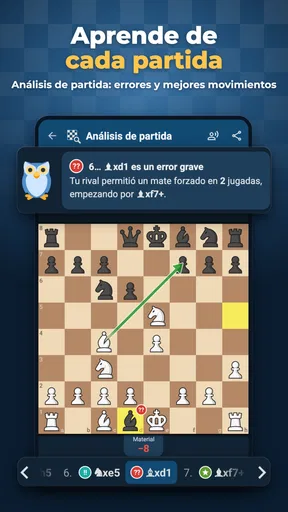 Ajedrez online y offline screenshot