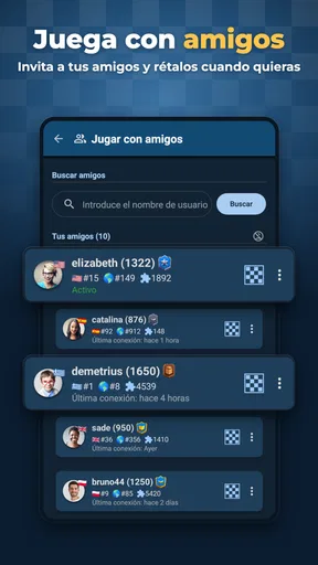 Ajedrez online y offline screenshot