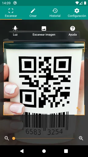 Escáner QR y de barras screenshot