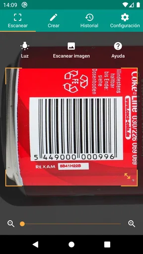 Escáner QR y de barras screenshot