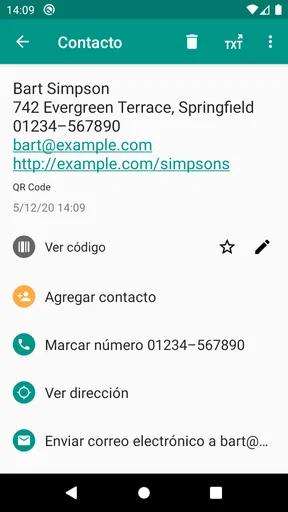 Escáner QR y de barras screenshot