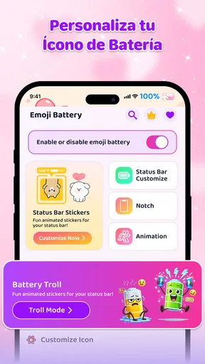 Emoji Batería: Icono Divertido screenshot