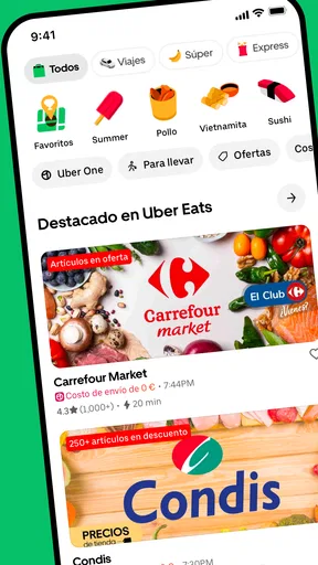 Uber Eats: Comida a domicilio screenshot