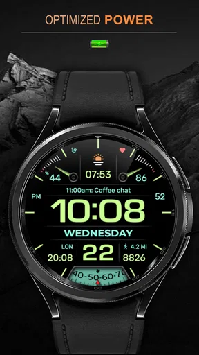 WFP 233 Digital watch face screenshot