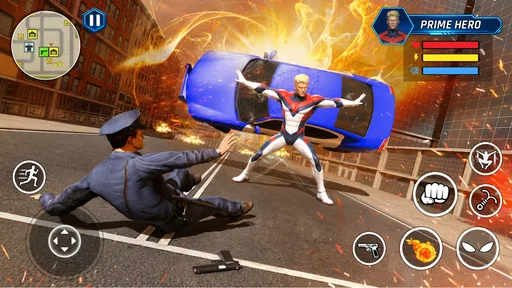 Rope Flying Hero Prime screenshot
