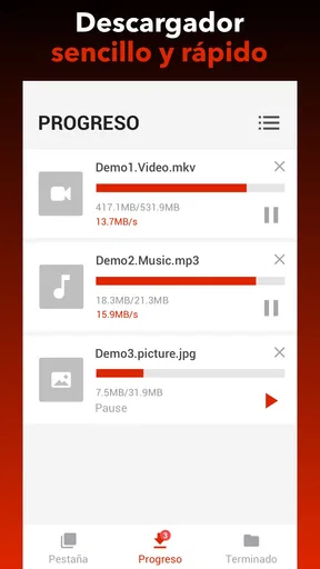 Descargador de vídeos screenshot