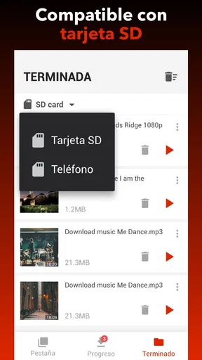 Descargador de vídeos screenshot