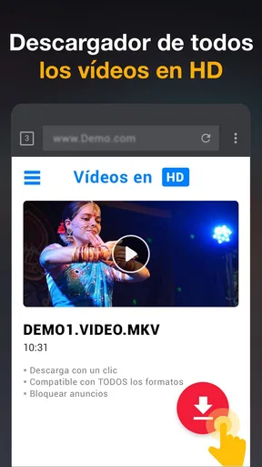 Descargador de vídeos en HD screenshot