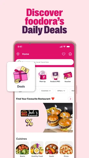foodora: Food & Groceries screenshot