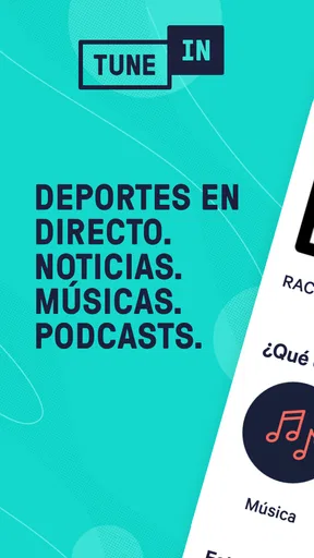 TuneIn Radio: música, fm radio screenshot