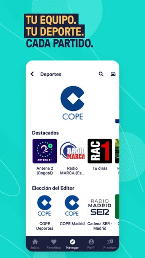 TuneIn Radio: música, fm radio screenshot