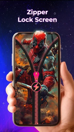 Zip Locker: Zipper Lock Screen screenshot