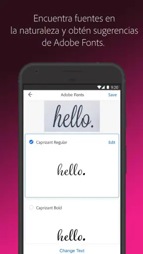 Adobe Capture: Herr. de Ps, Ai screenshot