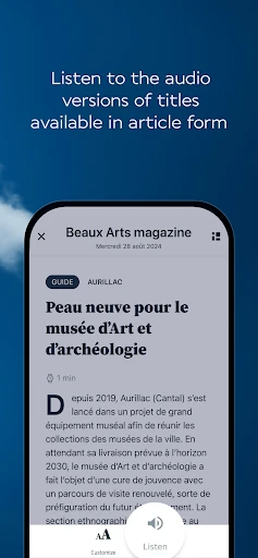 Air France Press screenshot