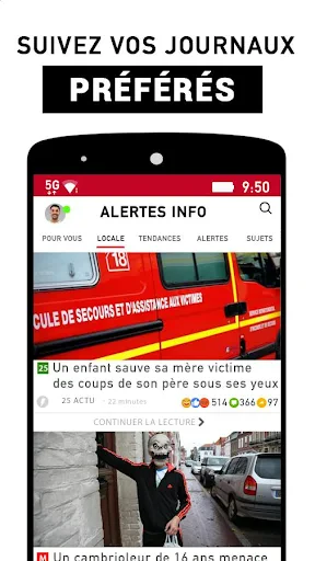 Alertes info France screenshot