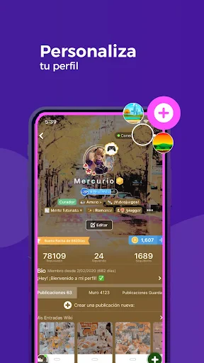 Amino: Comunidades y Chats screenshot