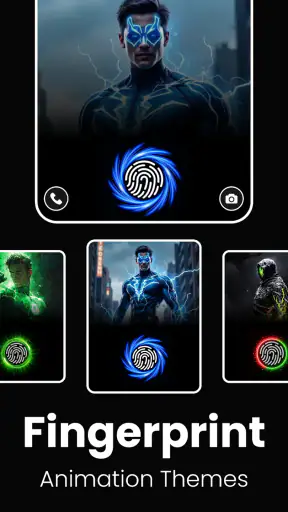Animación de Huella Digital screenshot