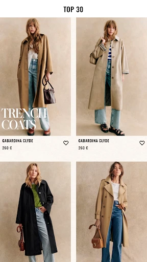 App Sézane Moda, Marroquinería screenshot