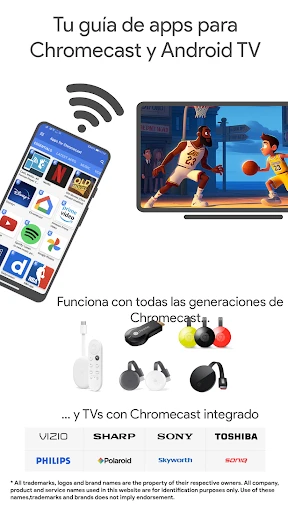 Apps para Chromecast screenshot