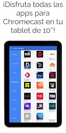 Apps para Chromecast screenshot