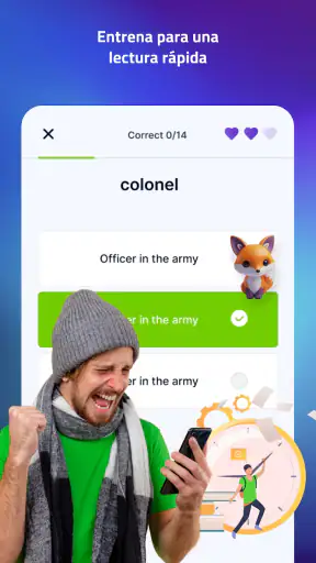 Aprenda rápido y hable con screenshot