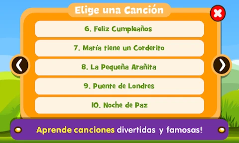 Aprende Música y Canciones screenshot