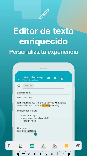 Aqua Mail: rápido y seguro screenshot