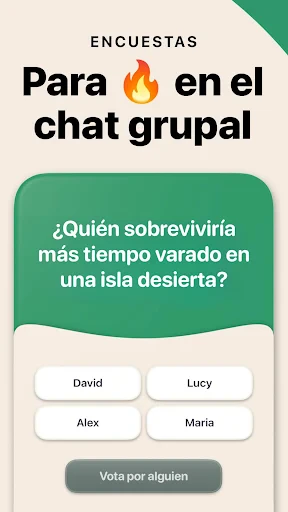 askUs: ¿Quién es más probable? screenshot