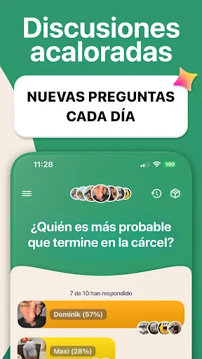 askUs: ¿Quién es más probable? screenshot