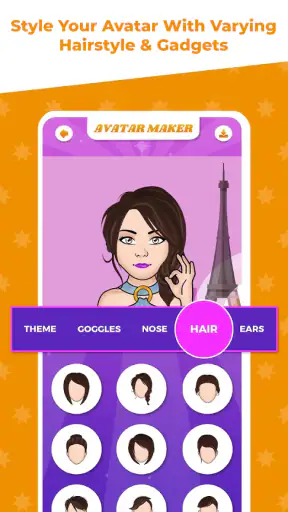 Avatar Maker Cartoon Character screenshot