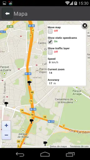 Avisador Radares - CamSam PLUS screenshot