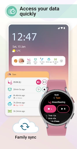 Baby Daybook Lactancia materna screenshot