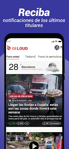 Beloud: Noticias & Opiniones screenshot