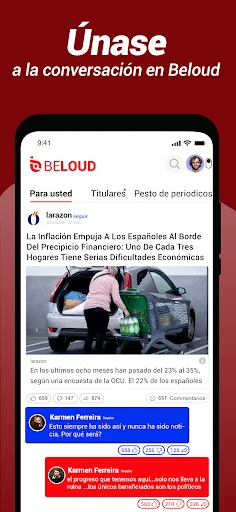 Beloud: Noticias & Opiniones screenshot