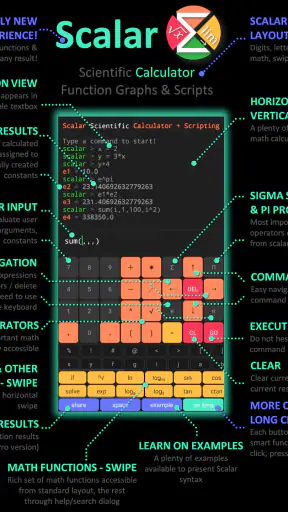 Calculadora Científica Scalar screenshot