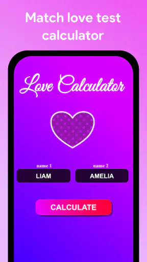 Calculadora de amor por nombre screenshot