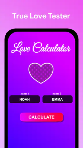 Calculadora de amor por nombre screenshot