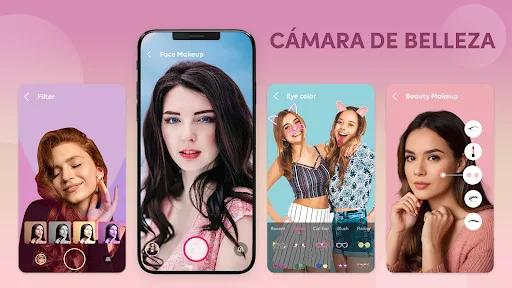 Cámara belleza editor fotos AI screenshot
