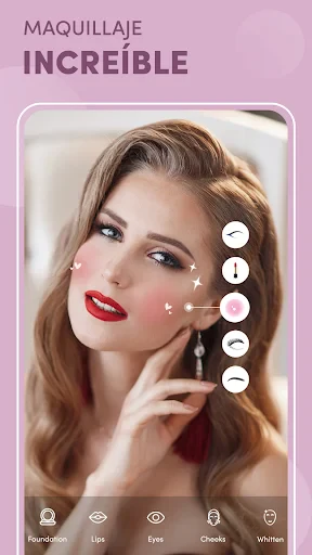 Cámara belleza editor fotos AI screenshot