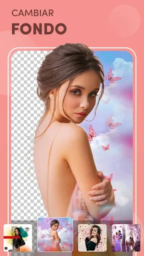 Cámara belleza editor fotos AI screenshot