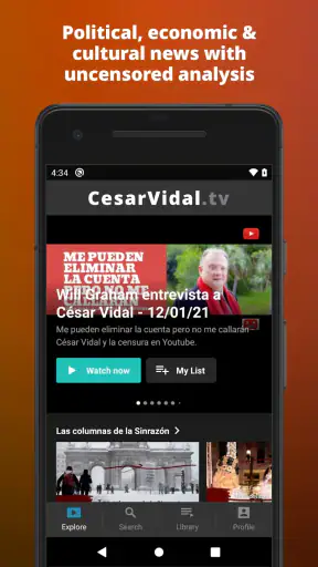 César Vidal TV screenshot