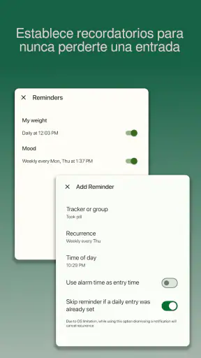 chrono.me - Rastrea tu vida screenshot