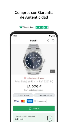 Chrono24 | Relojes de lujo screenshot