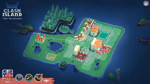 Clash Island: Salva Enanos screenshot