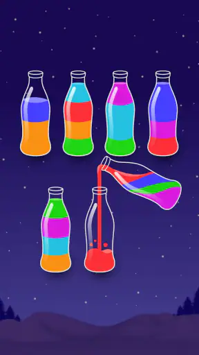 ¡Color Water Sort Wood Puzzle screenshot