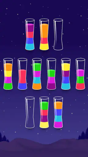 ¡Color Water Sort Wood Puzzle screenshot