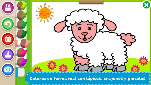 Colorea y aprende animales screenshot