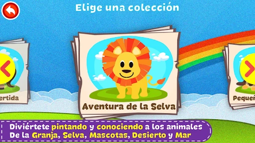 Colorea y aprende animales screenshot