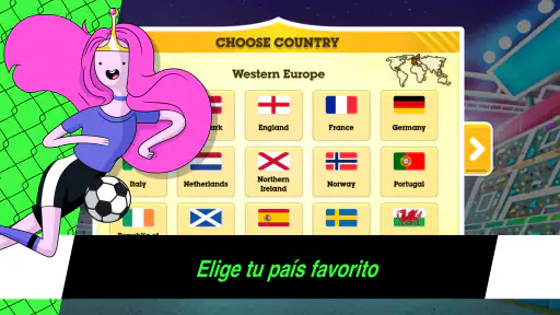 Copa Toon-Juego de fútbol screenshot
